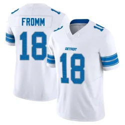 Men's Jake Fromm Detroit Lions No.18 Limited Vapor F.U.S.E. 2nd Jersey - White