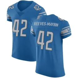 Men's Jalen Reeves-Maybin Detroit Lions No.42 Elite Team Color Vapor Untouchable Jersey - Blue