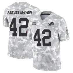 Men's Jalen Reeves-Maybin Detroit Lions No.42 Limited 2024 Salute to Service Jersey - Arctic Camo