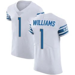 Men's Jameson Williams Detroit Lions No.1 Elite Vapor Untouchable Jersey - White