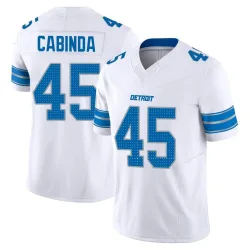 Men's Jason Cabinda Detroit Lions No.45 Limited Vapor F.U.S.E. 2nd Jersey - White