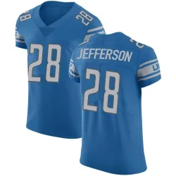 Men's Jermar Jefferson Detroit Lions No.28 Elite Team Color Vapor Untouchable Jersey - Blue
