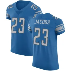 Men's Jerry Jacobs Detroit Lions No.23 Elite Team Color Vapor Untouchable Jersey - Blue