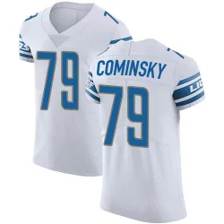 Men's John Cominsky Detroit Lions No.79 Elite Vapor Untouchable Jersey - White