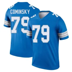 Men's John Cominsky Detroit Lions No.79 Legend 2nd Jersey - Blue