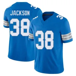 Men's Justin Jackson Detroit Lions No.38 Limited Vapor F.U.S.E. 2nd Jersey - Blue