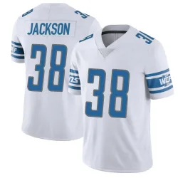 Men's Justin Jackson Detroit Lions No.38 Limited Vapor Untouchable Jersey - White