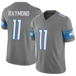 Men's Kalif Raymond Detroit Lions No.11 Limited Silver Vapor F.U.S.E. Jersey