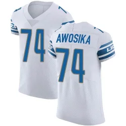 Men's Kayode Awosika Detroit Lions No.74 Elite Vapor Untouchable Jersey - White