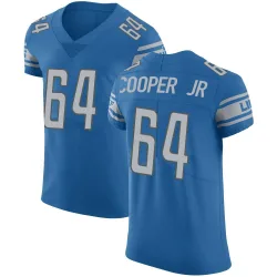Men's Keith Cooper Jr. Detroit Lions No.64 Elite Team Color Vapor Untouchable Jersey - Blue