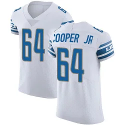 Men's Keith Cooper Jr. Detroit Lions No.64 Elite Vapor Untouchable Jersey - White