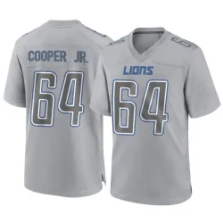 Men's Keith Cooper Jr. Detroit Lions No.64 Game Atmosphere Fashion Jersey - Gray