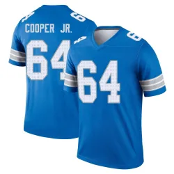 Men's Keith Cooper Jr. Detroit Lions No.64 Legend 2nd Jersey - Blue