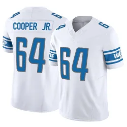 Men's Keith Cooper Jr. Detroit Lions No.64 Limited Vapor F.U.S.E. Jersey - White