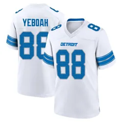Men's Kenny Yeboah Detroit Lions No.88 Game 2nd Jersey - White