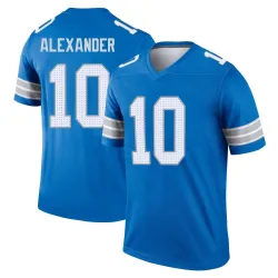 Men's Kwon Alexander Detroit Lions No.10 Legend 2nd Jersey - Blue