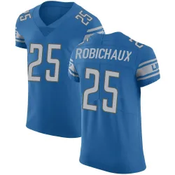 Men's Kye Robichaux Detroit Lions No.25 Elite Team Color Vapor Untouchable Jersey - Blue