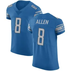 Men's Kyle Allen Detroit Lions No.8 Elite Team Color Vapor Untouchable Jersey - Blue