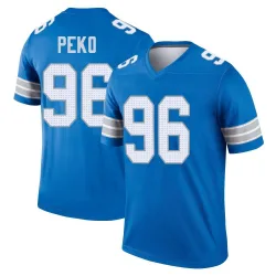 Men's Kyle Peko Detroit Lions No.96 Legend 2nd Jersey - Blue
