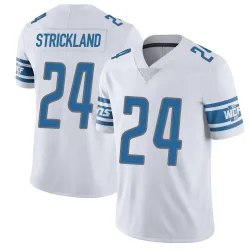 Men's Loren Strickland Detroit Lions No.24 Limited Vapor Untouchable Jersey - White