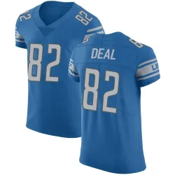 Men's Luke Deal Detroit Lions No.82 Elite Team Color Vapor Untouchable Jersey - Blue