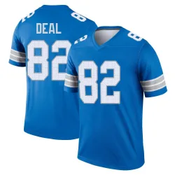 Men's Luke Deal Detroit Lions No.82 Legend 2nd Jersey - Blue