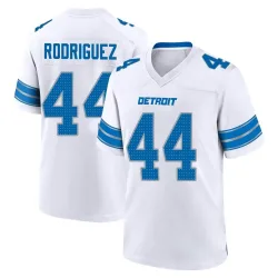 Men's Malcolm Rodriguez Detroit Lions No.44 Game 2nd Jersey - White