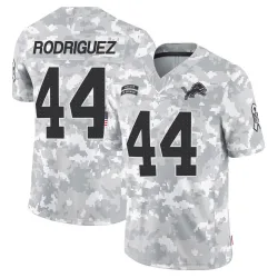 Men's Malcolm Rodriguez Detroit Lions No.44 Limited 2024 Salute to Service Jersey - Arctic Camo