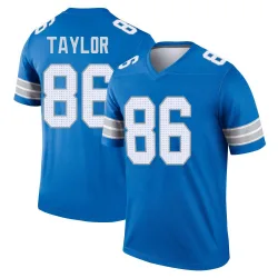 Men's Malik Taylor Detroit Lions No.86 Legend 2nd Jersey - Blue