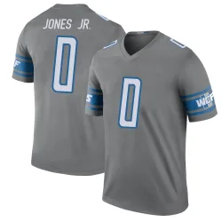 Men's Marvin Jones Jr. Detroit Lions No.0 Legend Color Rush Steel Jersey