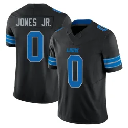 Men's Marvin Jones Jr. Detroit Lions No.0 Limited Alternate Vapor F.U.S.E. 2nd Jersey - Black
