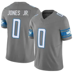 Men's Marvin Jones Jr. Detroit Lions No.0 Limited Silver Vapor F.U.S.E. Jersey