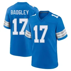 Men's Michael Badgley Detroit Lions No.17 Game 2nd Jersey - Blue
