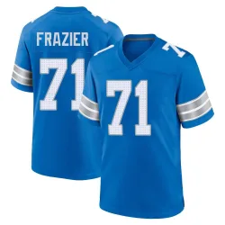 Men's Miles Frazier Detroit Lions No.71 Game 2nd Jersey - Blue