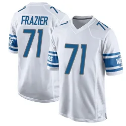 Men's Miles Frazier Detroit Lions No.71 Game Jersey - White