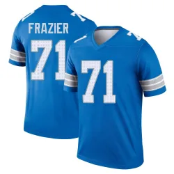 Men's Miles Frazier Detroit Lions No.71 Legend 2nd Jersey - Blue