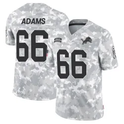 Men's Myles Adams Detroit Lions No.66 Limited 2024 Salute to Service Jersey - Arctic Camo