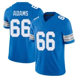 Men's Myles Adams Detroit Lions No.66 Limited Vapor F.U.S.E. 2nd Jersey - Blue