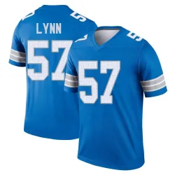 Men's Nate Lynn Detroit Lions No.57 Legend 2nd Jersey - Blue