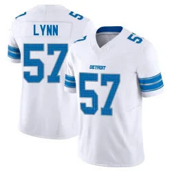 Men's Nate Lynn Detroit Lions No.57 Limited Vapor F.U.S.E. 2nd Jersey - White