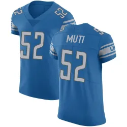 Men's Netane Muti Detroit Lions No.52 Elite Team Color Vapor Untouchable Jersey - Blue
