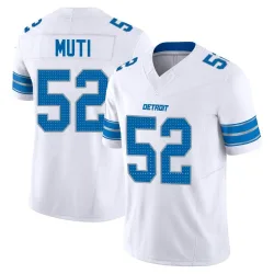 Men's Netane Muti Detroit Lions No.52 Limited Vapor F.U.S.E. 2nd Jersey - White