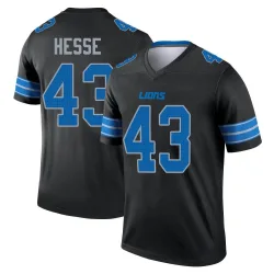 Men's Parker Hesse Detroit Lions No.43 Legend Jersey - Black