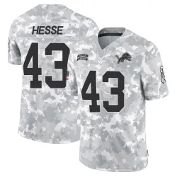 Men's Parker Hesse Detroit Lions No.43 Limited 2024 Salute to Service Jersey - Arctic Camo