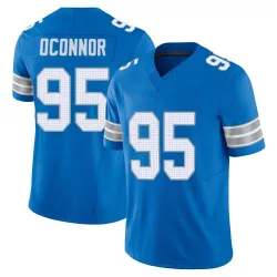 Men's Pat O'Connor Detroit Lions No.95 Limited Vapor F.U.S.E. 2nd Jersey - Blue