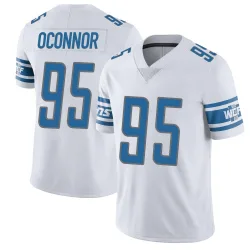 Men's Pat O'Connor Detroit Lions No.95 Limited Vapor Untouchable Jersey - White