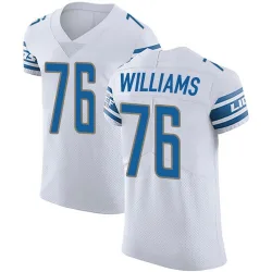 Men's Raequan Williams Detroit Lions No.76 Elite Vapor Untouchable Jersey - White