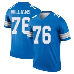 Men's Raequan Williams Detroit Lions No.76 Legend 2nd Jersey - Blue