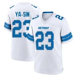 Men's Rock Ya-Sin Detroit Lions No.23 Game 2nd Jersey - White