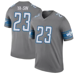 Men's Rock Ya-Sin Detroit Lions No.23 Legend Color Rush Steel Jersey